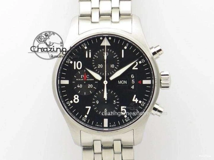 MIROTIME 0404 Portofino Automatic SS TWF 1:1 Best Edition Black Dial on Black Leather Strap A TravelReady 7199